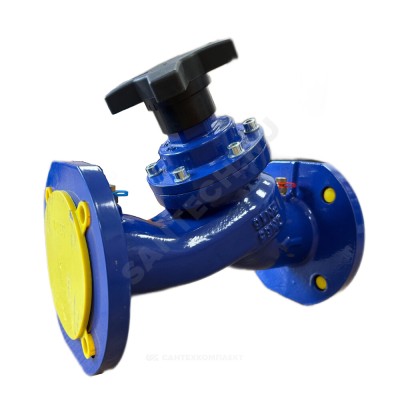 Клапан балансировочный ручной чугун 3080H Ду 50 Ру16 Тмакс=120 оС фл Kvs=41.9м3/ч с измерительными ниппелями Benarmo