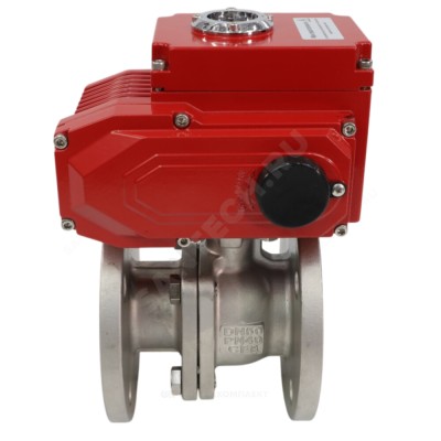 Кран шаровой нерж SS316 фл полнопроходной двухсоставной 380В Benarmo