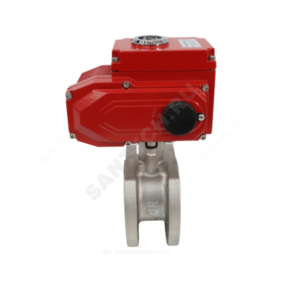 Кран шаровой нерж SS316 межфл 380В Benarmo