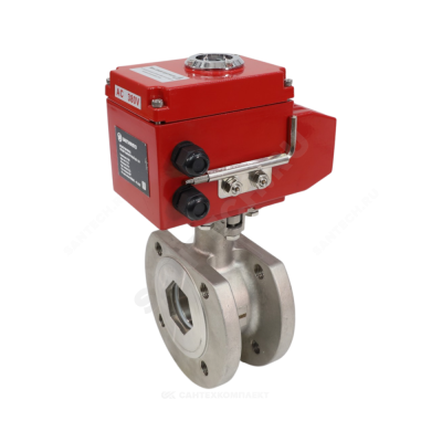 Кран шаровой нерж SS316 межфл 380В Benarmo