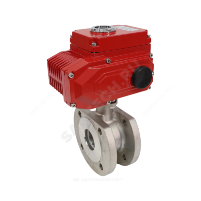 Кран шаровой нерж SS316 межфл 380В Benarmo