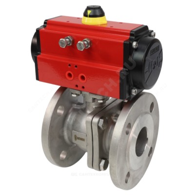 Кран шаровой нерж SS304 фл полнопроходной двухсоставной Benarmo