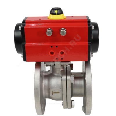 Кран шаровой нерж SS304 фл полнопроходной двухсоставной Benarmo