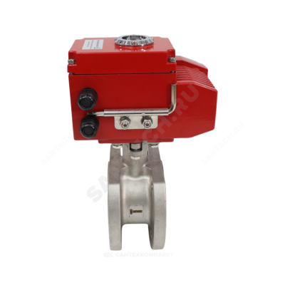 Кран шаровой нерж SS316 межфл 220В Benarmo