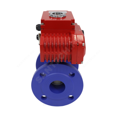 Кран шаровой чугун Ру16 фл полнопроходной с электроприводом Benarmo
