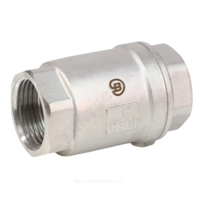 Клапан обратный нерж CF8 осевой диск нерж 3031 ВР Benarmo