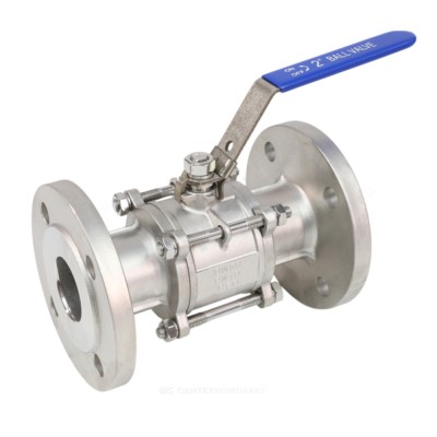 Кран шаровой нерж CF8 4131H фл полнопроходной трёхсоставной Benarmo